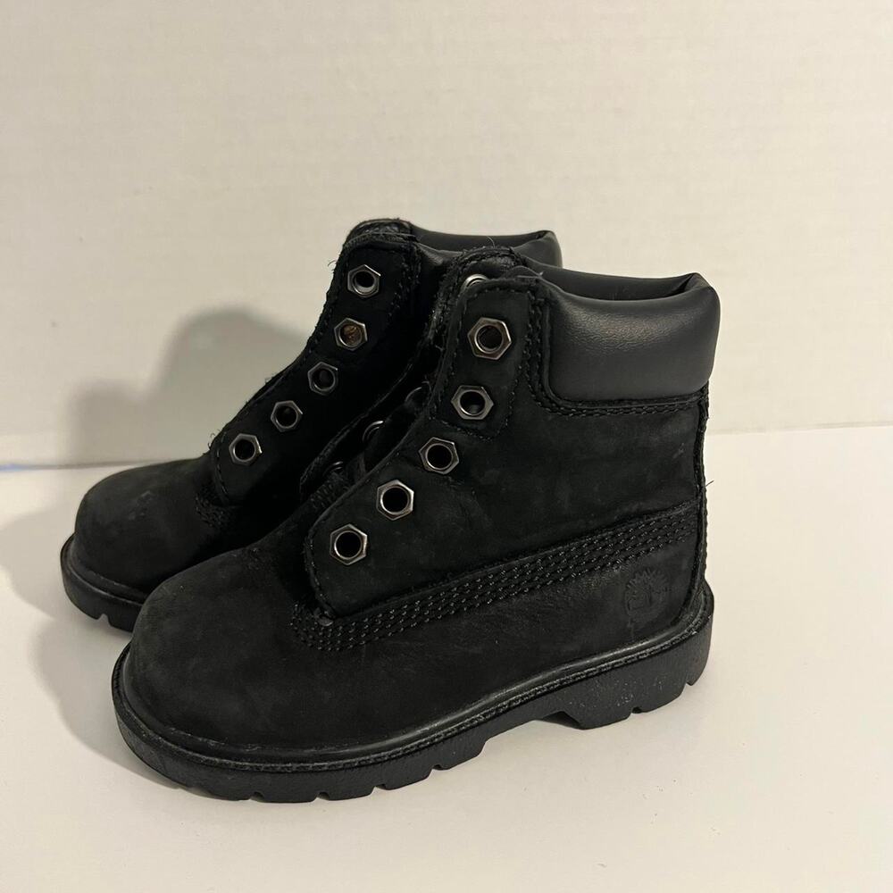 Toddler size 6 black timberland